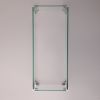 Rectangular Glass Wind Guard for Fire Pit W85335465