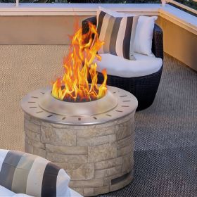Stackstone Look Smokeless Firepit With Wood Pellet/Twig/Wood As The Fuel (Color: as Pic)